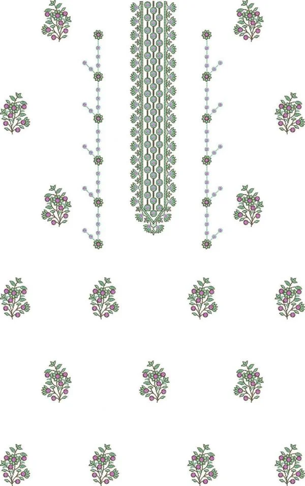 AllOver Design 2913 - Pakistani Single Head Jaal Panel Top