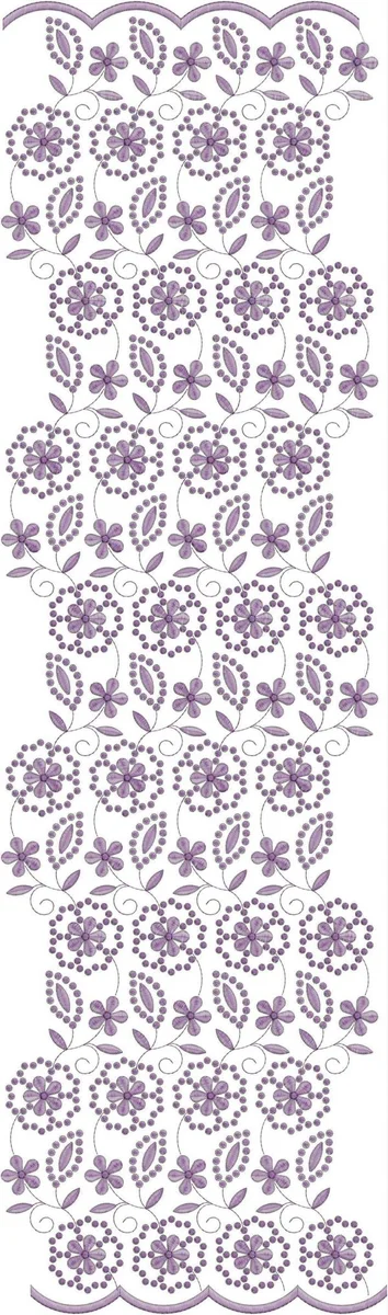 Allover Design 376 - Beautiful Allover Garment