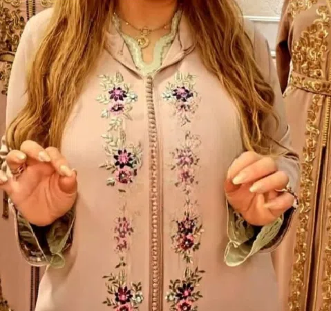 Three-Piece Design 14050 - Arabic Lady Dress (Simple)138 99003