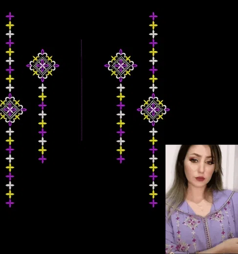 Three-Piece Design 14627 - Arabic Lady Dress(0215) 101663