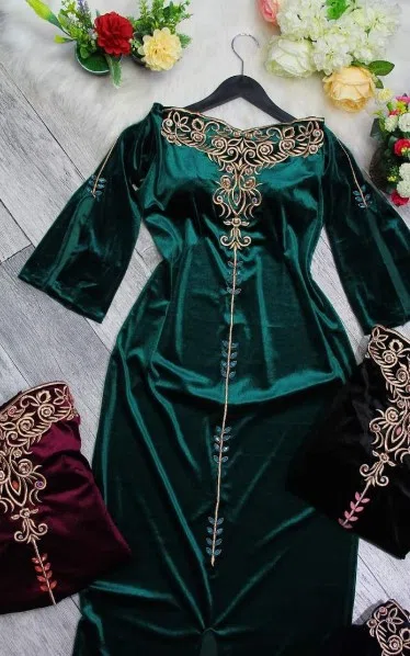Three-Piece Design 15638 - New Arabic Lady Dress Simple(288) 109589