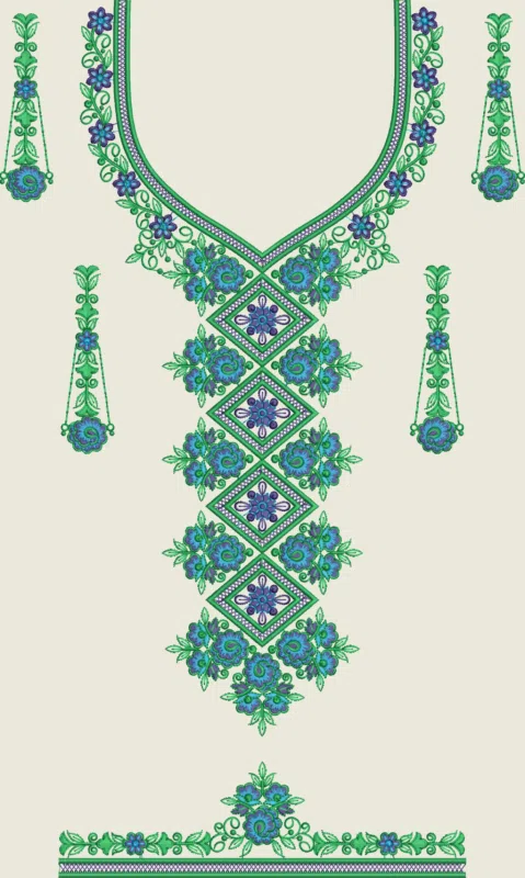 Three-Piece Design 19845 - Arabic Girl Dress ( 186) 100387
