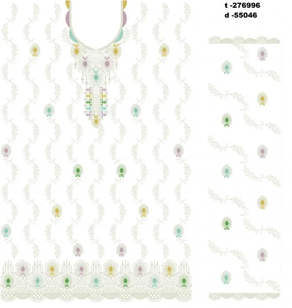 Long Suit Design 4165 - Heavy Long Suit Penal Top Duptta