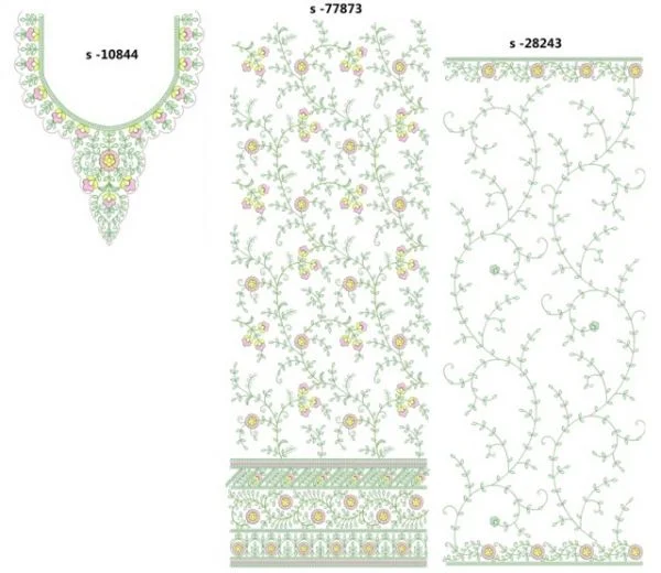 Anarkali Design 565 - Cording Penal Full Set