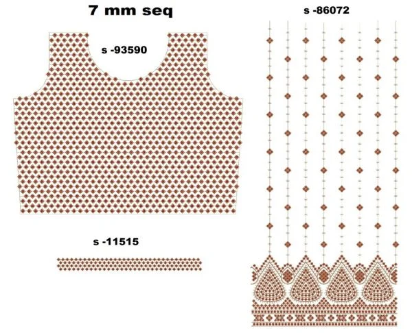 Anarkali Design 738 - 7 Mm Seq Readymade Anarkali Suit
