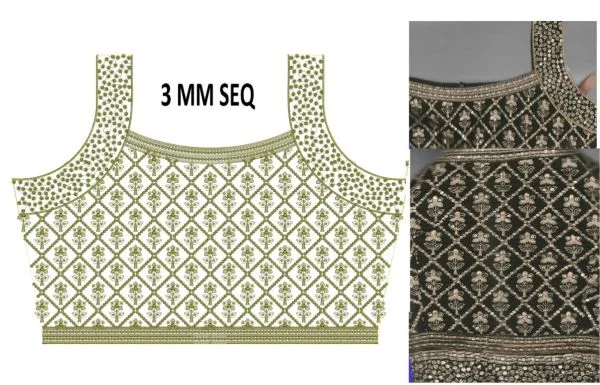 Blouse Design 135 - 3 Mm Seq Blouse Choli