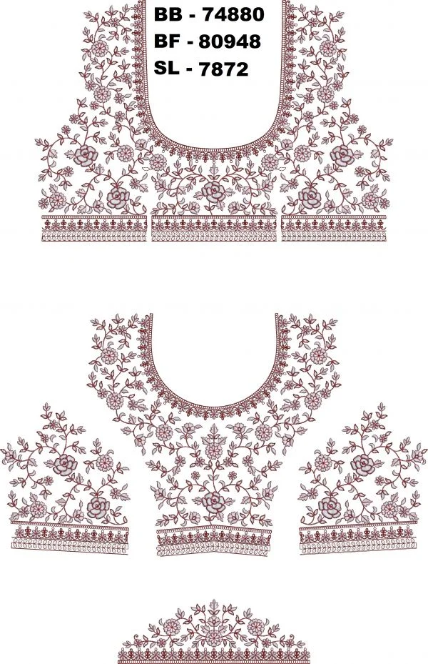 Blouse Design 1663 - Beautiful Blouse Choli