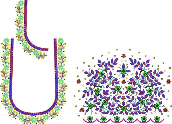 Blouse Design 2196 - South Indian Blouse Design