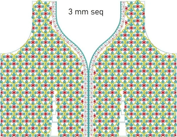Blouse Design 513 - 3 Mm Seq Blouse Choli