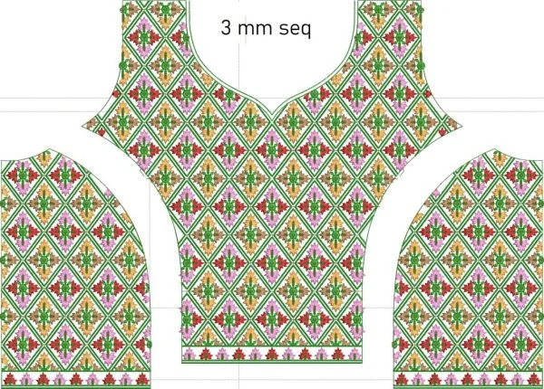 Blouse Design 995 - 3 Mm Seq Blouse Choli