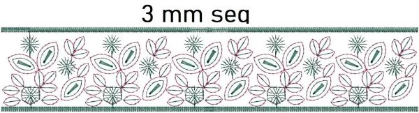 Border Design 153 - 3 Mm Seq Lace Border