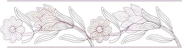 Borders Design 2001 - Design 325241 Unique Lace Border