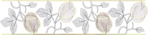 Borders Design 2002 - Design 325242 Unique Lace Border