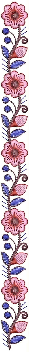 Borders Design 2139 - Design 441128 Flowers Well Border