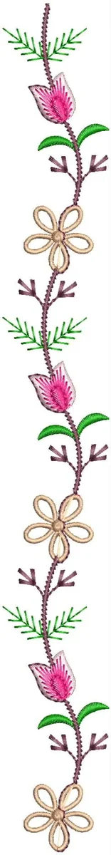 Borders Design 2161 - Design 441373 Flowers Well Border