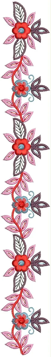 Borders Design 2163 - Design 441375 Flowers Well Border