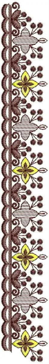Borders Design 2445 - Cut Work Lace Border