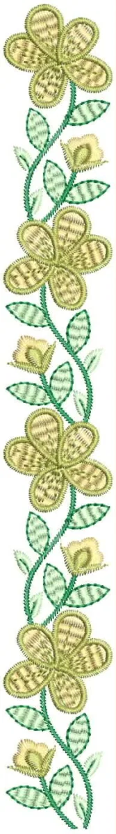 Borders Design 2467 - Flowers Well Border