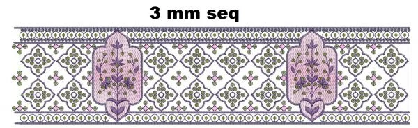 Border Design 290 - 3 Mm Seq Lace Border