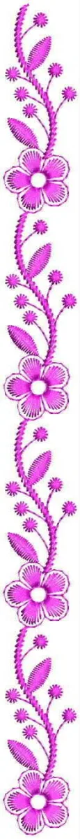 Borders Design 2902 - Flowers Well Border