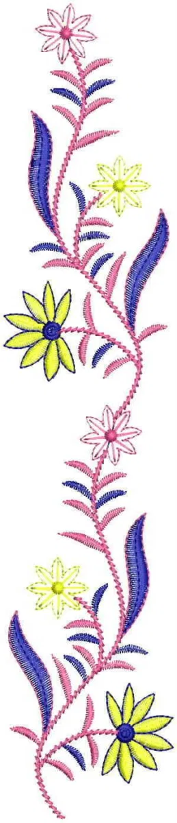 Borders Design 3003 - Flowers Well Border