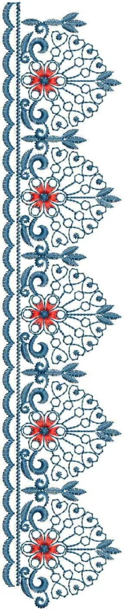 Borders Design 3128 - Cut Work Lace Border