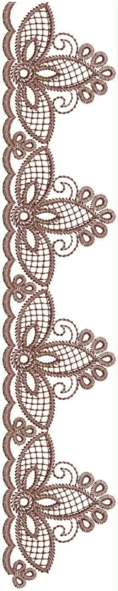 Borders Design 3155 - Cut Work Lace Border
