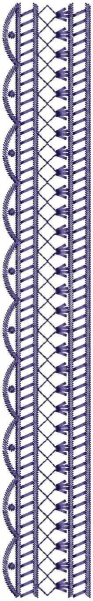 Borders Design 3183 - Cut Work Lace Border