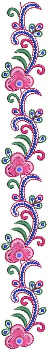 Borders Design 3323 - Flowers Well Border