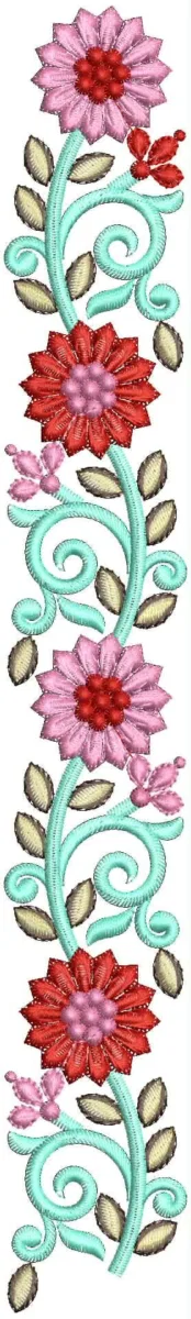 Borders Design 4035 - Flowers Well Border