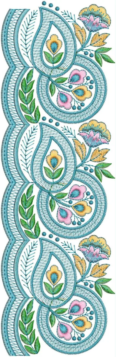 Borders Design 4259 - Cut Work Border Lace Border