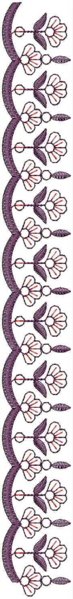 Borders Design 4327 - Cut Work Lace Border