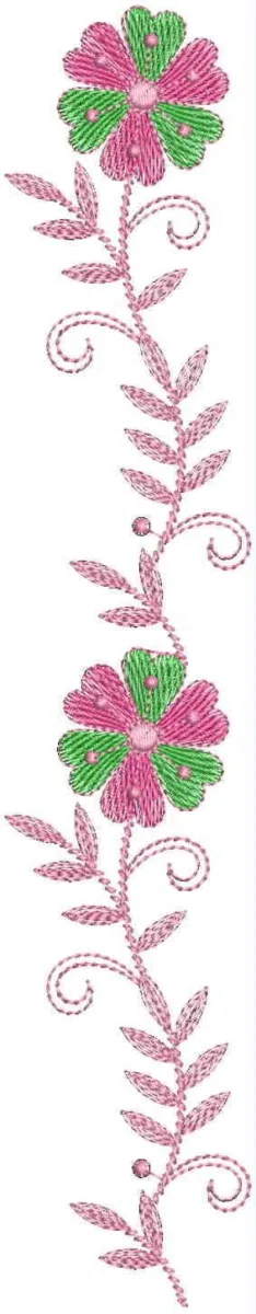 Borders Design 4331 - Flowers Well Border