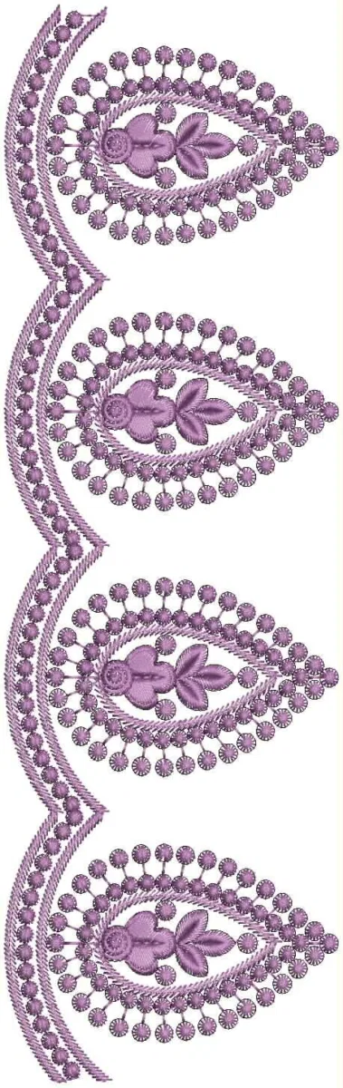 Borders Design 4398 - Cut Work Lace Border