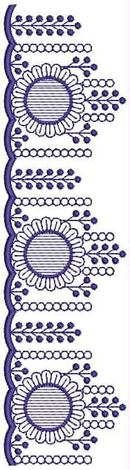 Borders Design 4530 - Cut Work Lace Border