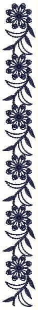 Borders Design 4591 - Flowers Well Border