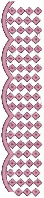 Borders Design 4635 - Cut Work Lace Border