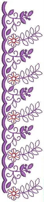 Borders Design 4745 - Cut Work Lace Border