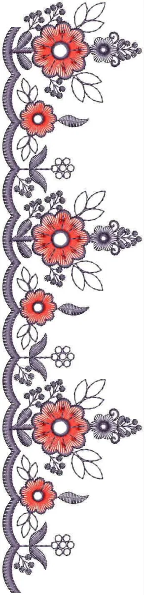 Borders Design 4792 - Cut Work Lace Border