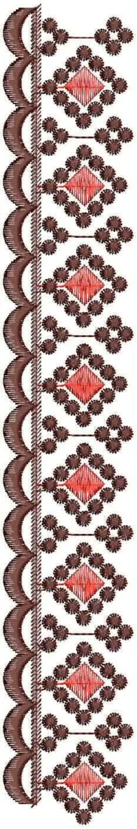 Borders Design 4876 - Cut Work Lace Border
