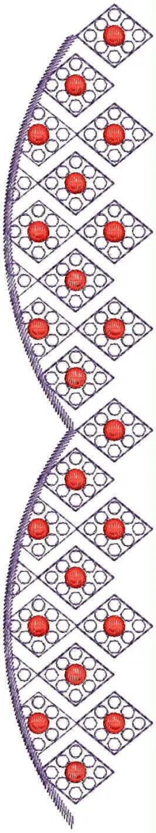 Borders Design 5232 - Cut Work Lace Border