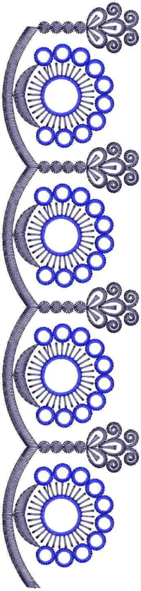 Borders Design 6401 - Cut Work Lace Border Cut Work Lace Bord