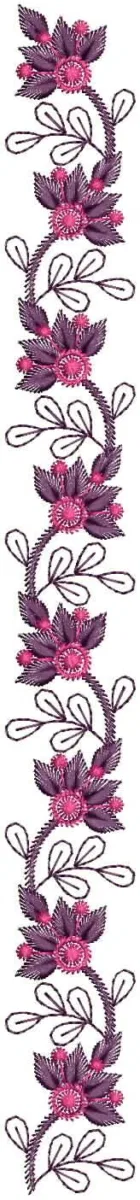 Borders Design 6441 - Flowers Well Border