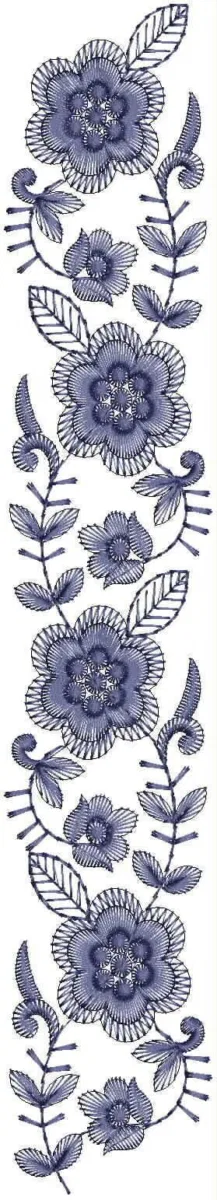 Borders Design 6830 - Flowers Well Border