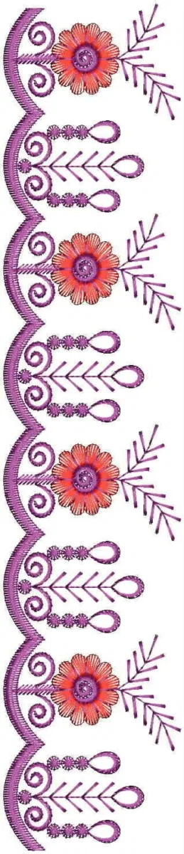 Borders Design 6847 - Cut Work Lace Border Cut Work Lace Bord