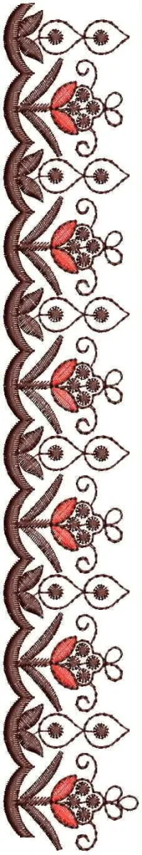 Borders Design 7106 - Cut Work Lace Border