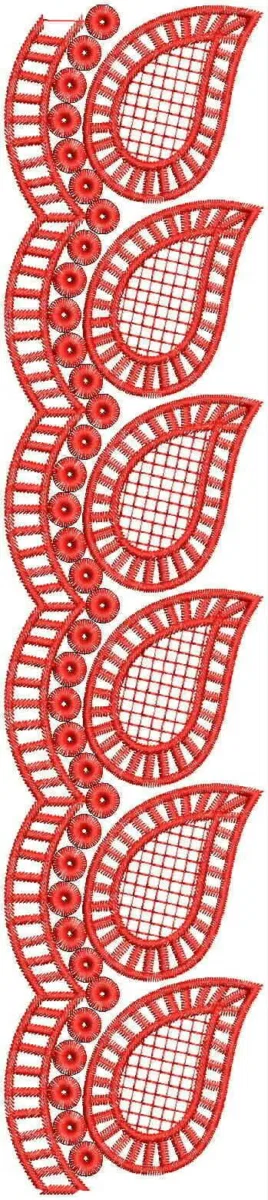 Borders Design 7229 - Cut Work Lace Border
