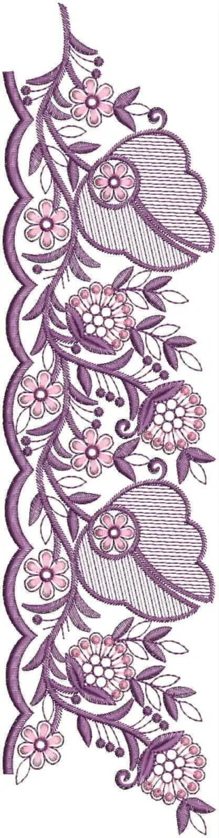 Borders Design 7329 - Cut Work Lace Border