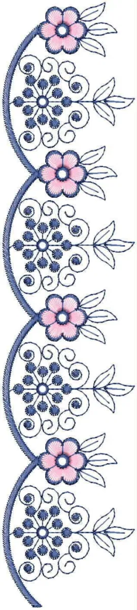Borders Design 7331 - Cut Work Lace Border
