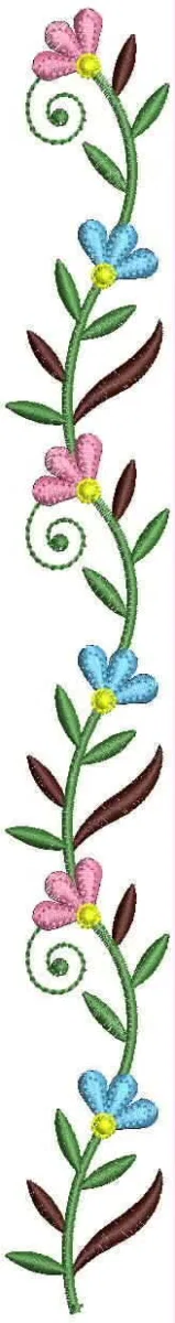 Borders Design 7367 - Flowers Well Border